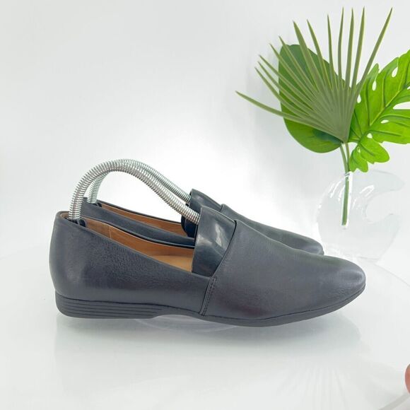 Dansko Womens Larisa Loafer Size 39 8.5 Black Leather Low Heel Slip On Work Shoe - Picture 3 of 15